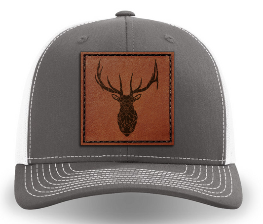 Leather Patch Hat - Elk - Tribewear Outdoors