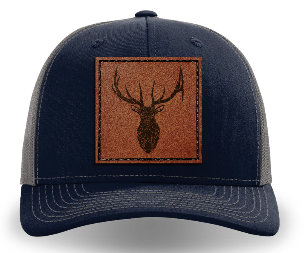 Leather Patch Hat - Elk - Tribewear Outdoors