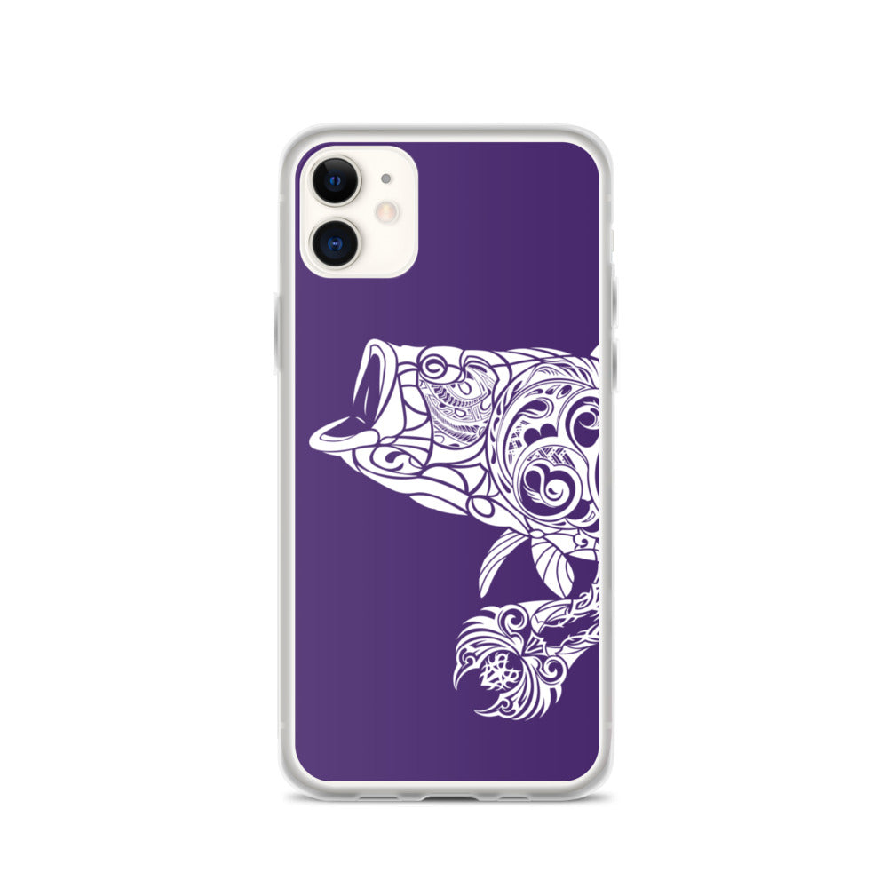 iPhone Case - Largemouth Bass - Purple