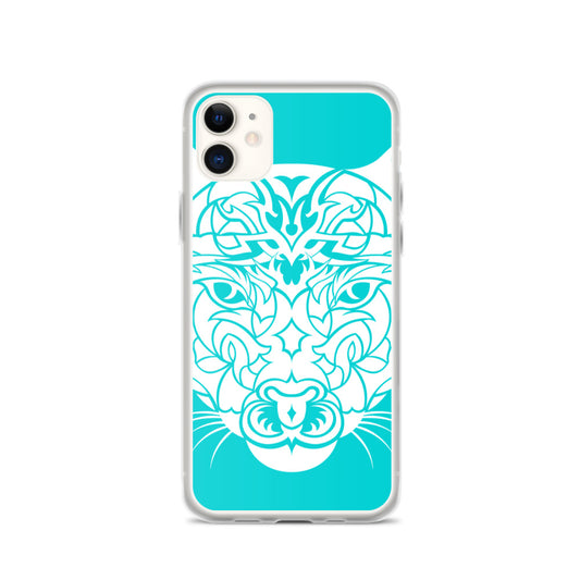 iPhone Case - Mountain Lion - Turquoise