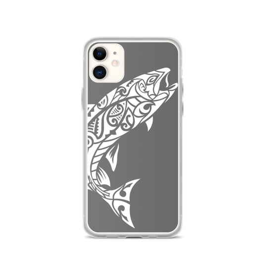 iPhone Case - Rainbow Trout - Grey