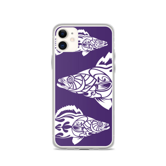 iPhone Case- Walleye - Purple