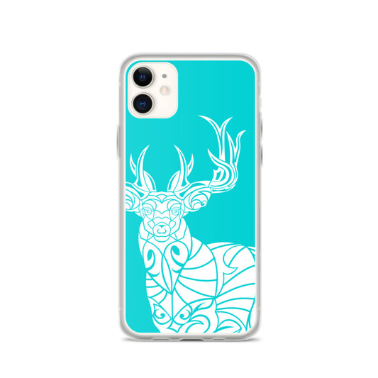 iPhone Case - Whitetail Deer - Turquoise