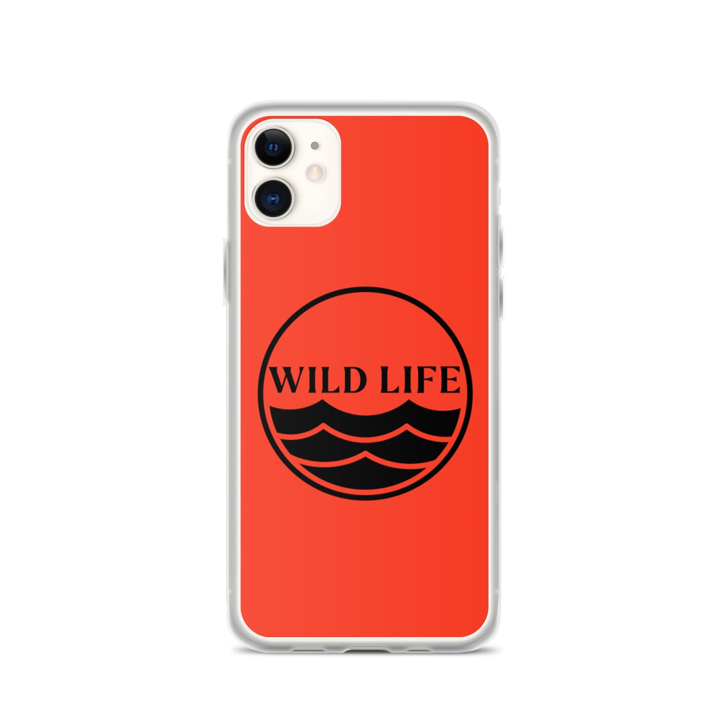 WILD LIFE iPhone Case - Fire Orange