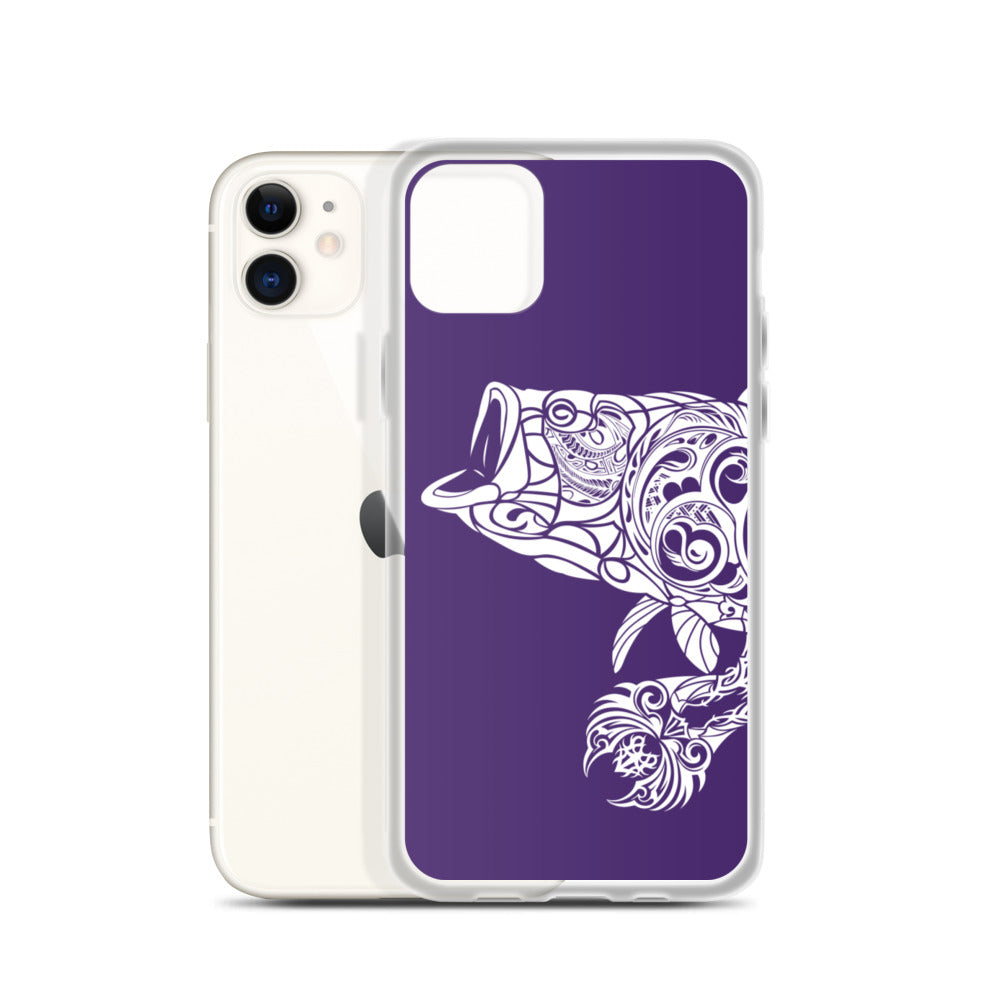 iPhone Case - Largemouth Bass - Purple