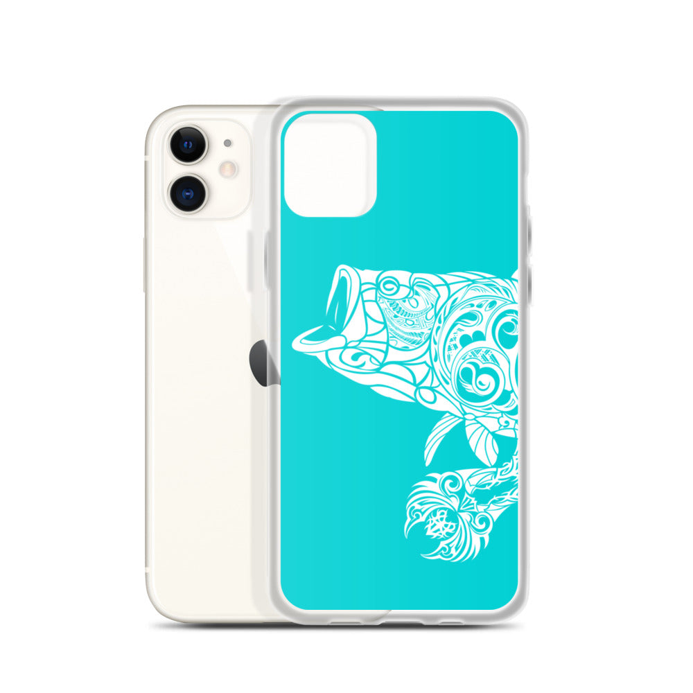 iPhone Case - Largemouth Bass - Turquosie