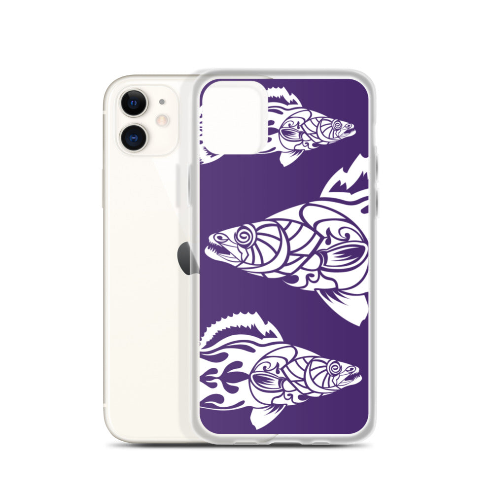 iPhone Case- Walleye - Purple