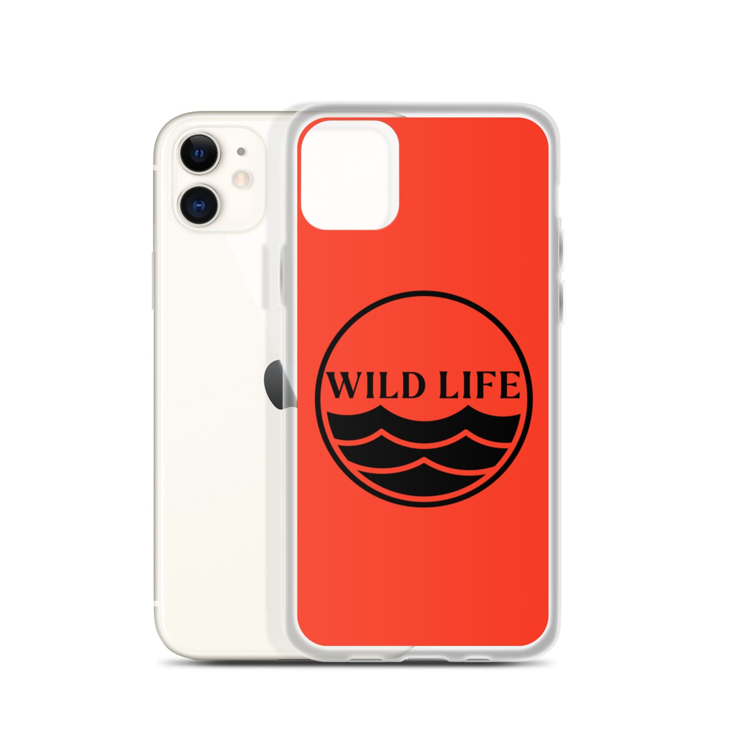 WILD LIFE iPhone Case - Fire Orange