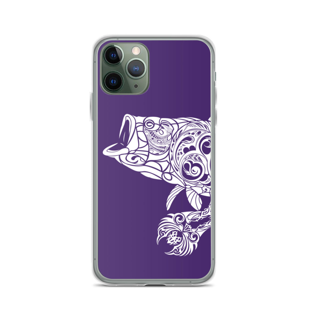 iPhone Case - Largemouth Bass - Purple