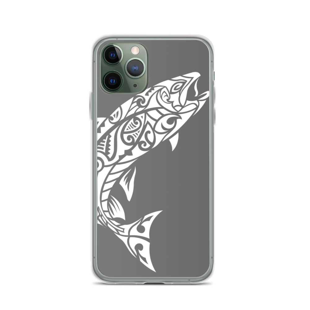 iPhone Case - Rainbow Trout - Grey