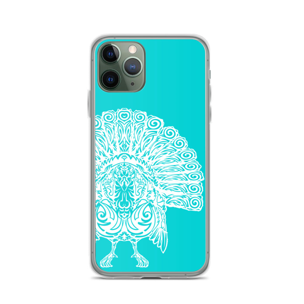 iPhone Case- Wild Turkey - Turquoise