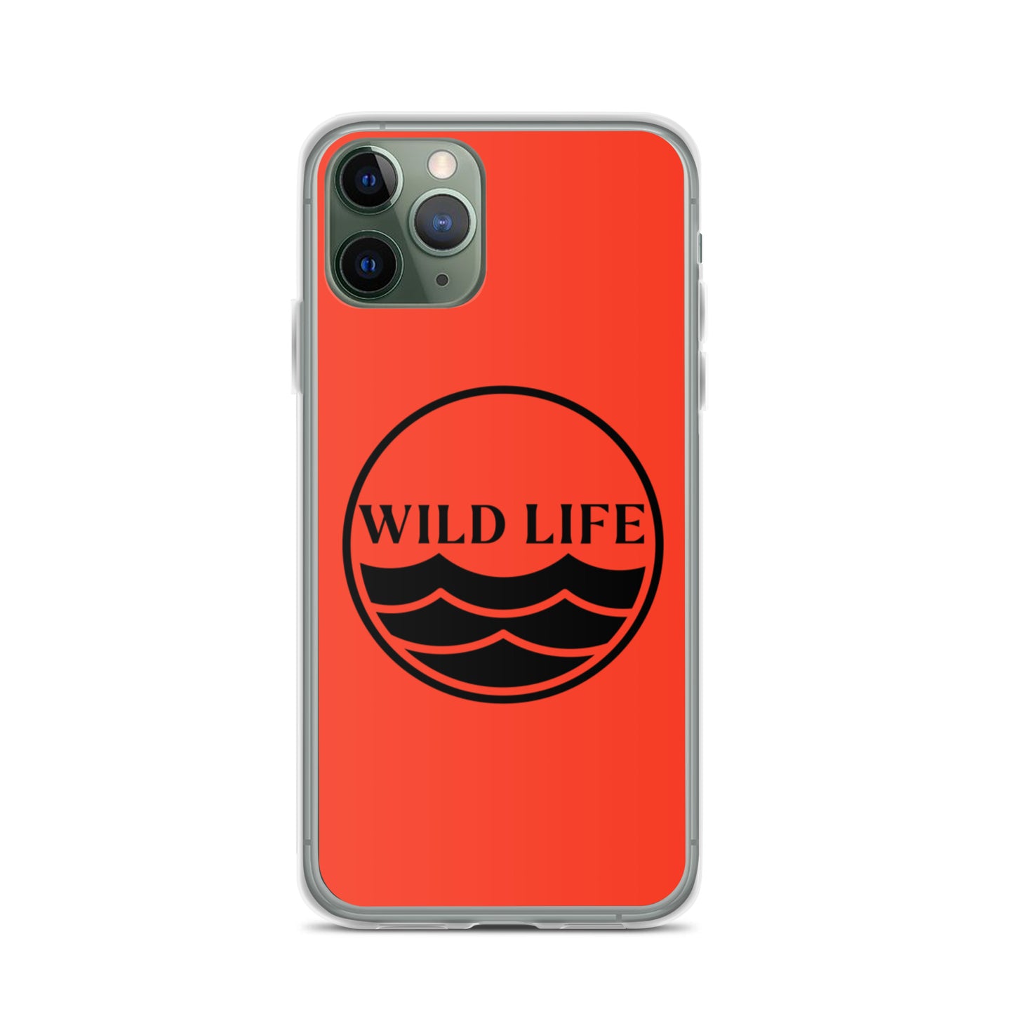 WILD LIFE iPhone Case - Fire Orange