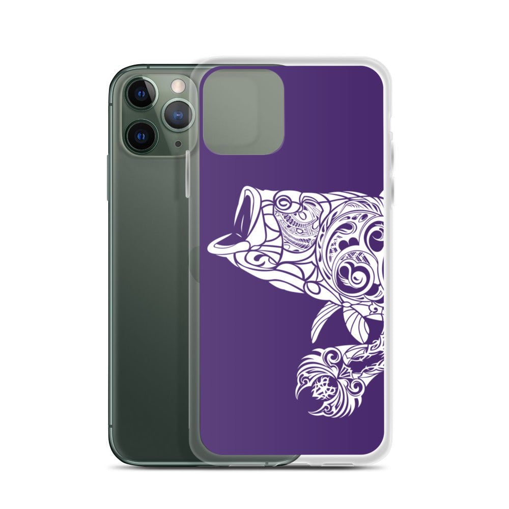 iPhone Case - Largemouth Bass - Purple