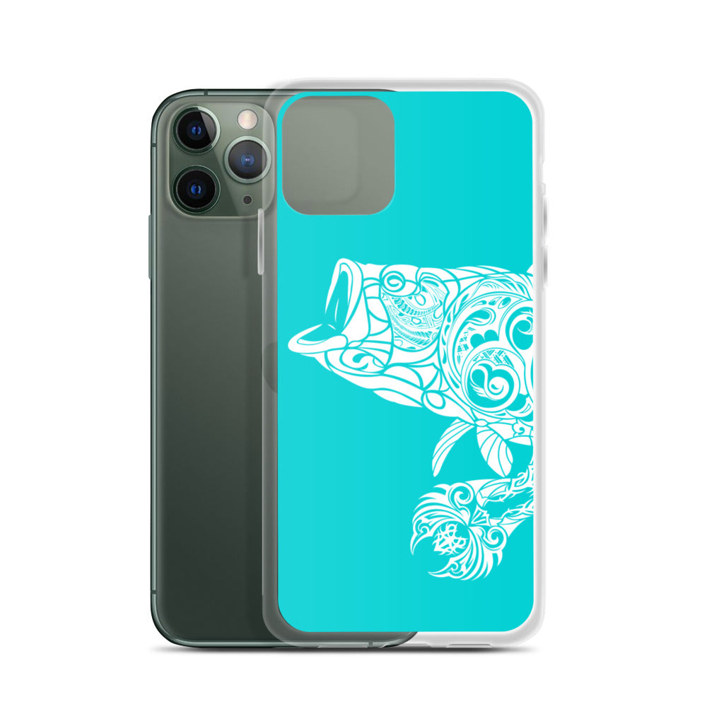 iPhone Case - Largemouth Bass - Turquosie