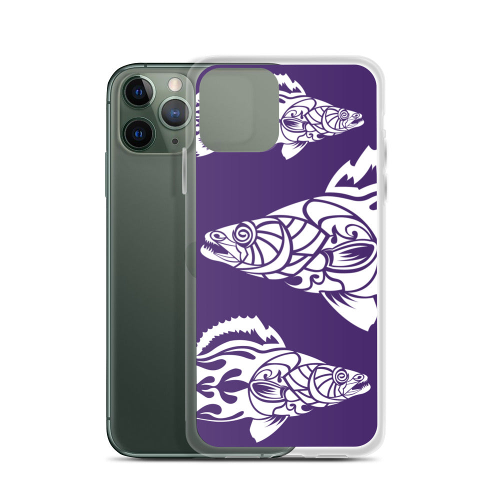 iPhone Case- Walleye - Purple