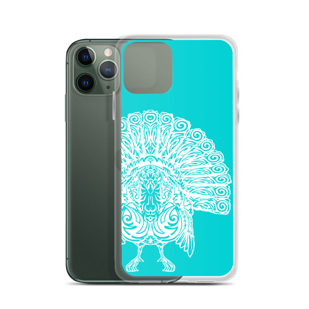 iPhone Case- Wild Turkey - Turquoise