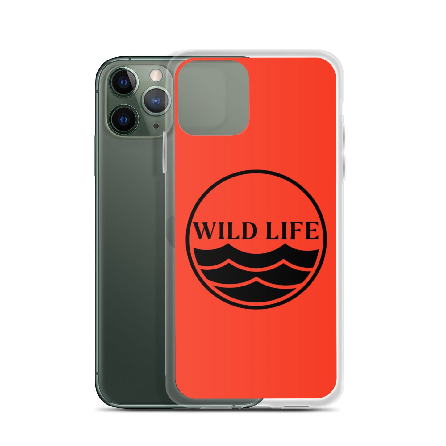 WILD LIFE iPhone Case - Fire Orange