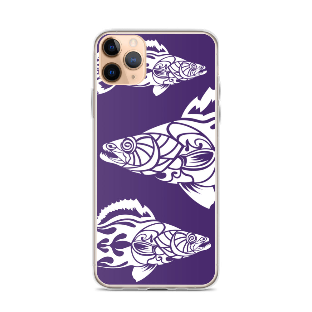 iPhone Case- Walleye - Purple