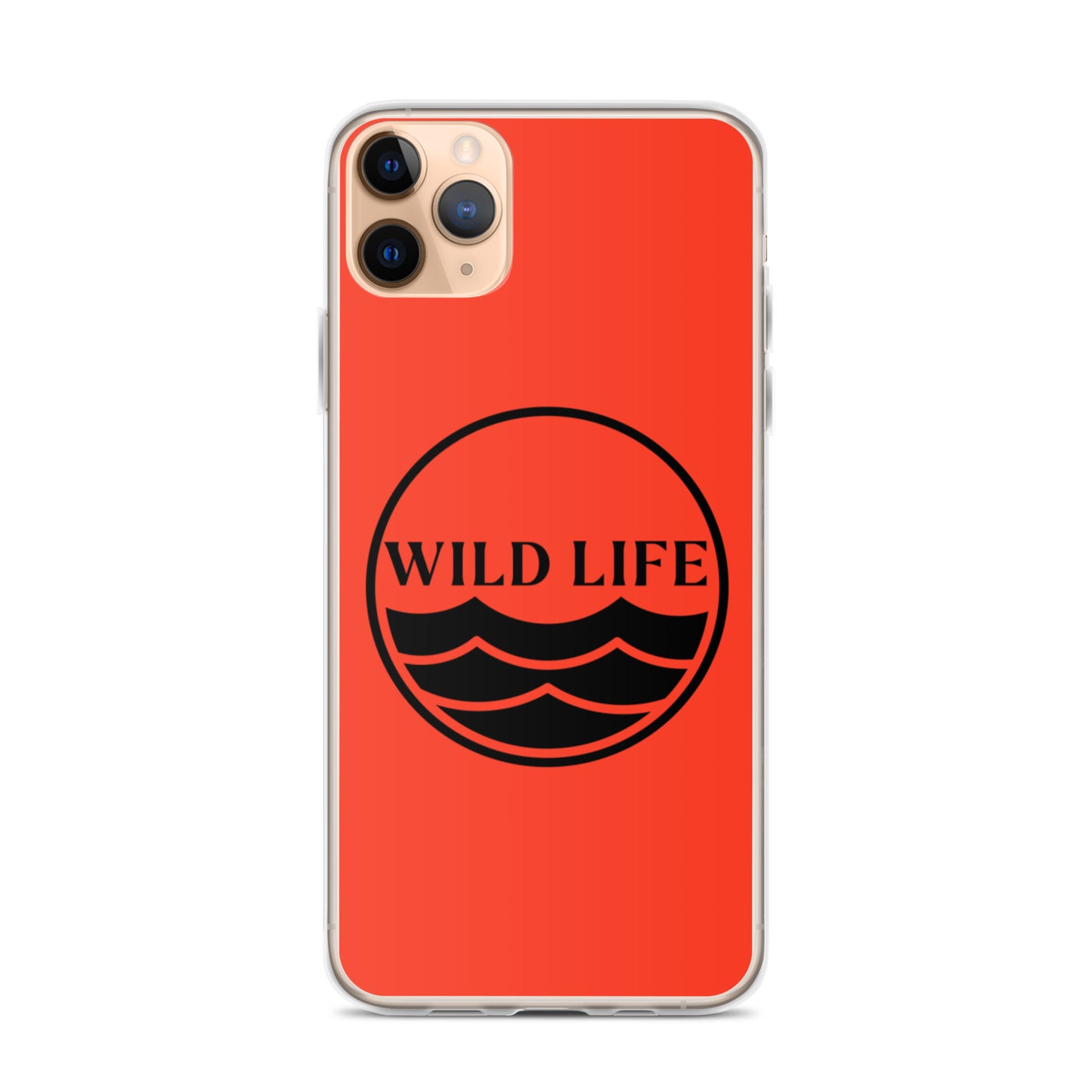 WILD LIFE iPhone Case - Fire Orange