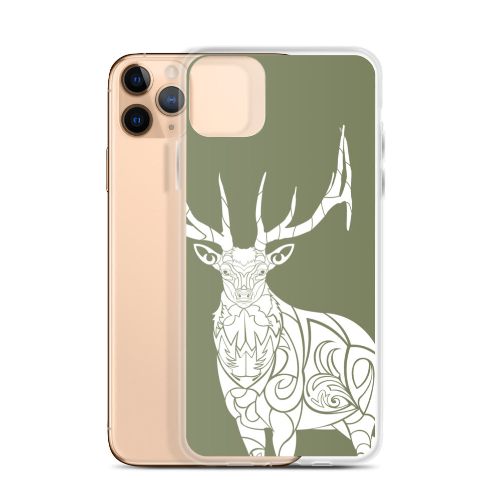 iPhone Case - Elk - Forest Green