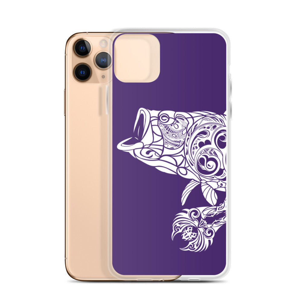 iPhone Case - Largemouth Bass - Purple