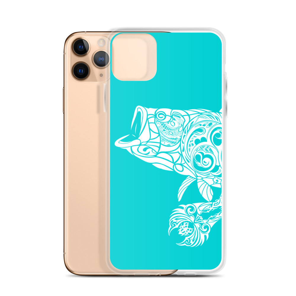 iPhone Case - Largemouth Bass - Turquosie