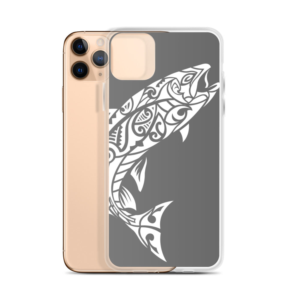 iPhone Case - Rainbow Trout - Grey