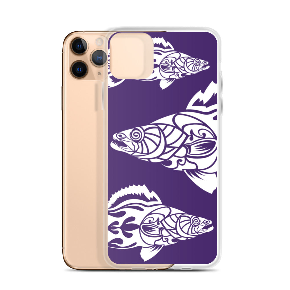 iPhone Case- Walleye - Purple