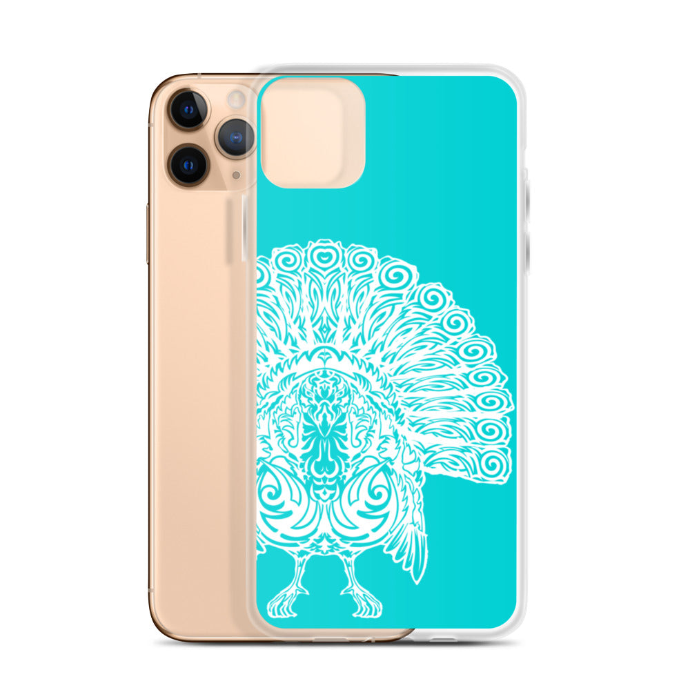 iPhone Case- Wild Turkey - Turquoise