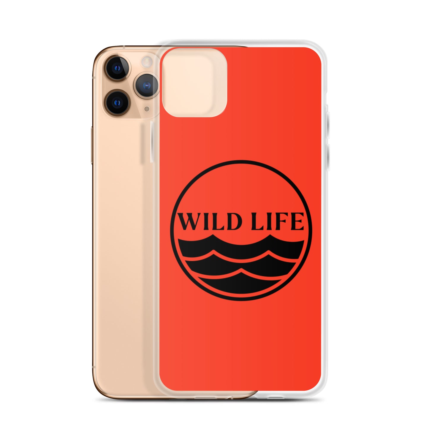 WILD LIFE iPhone Case - Fire Orange