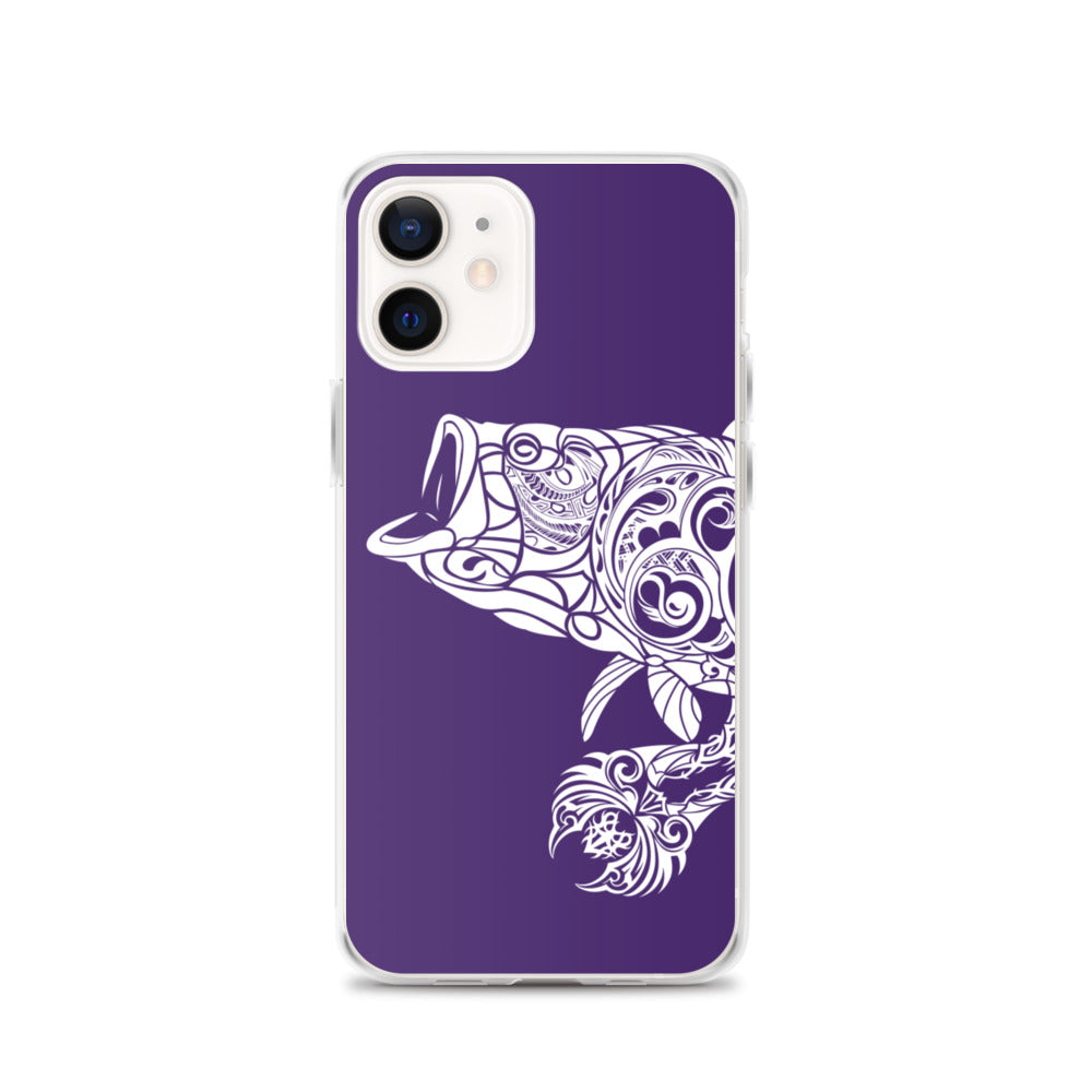 iPhone Case - Largemouth Bass - Purple