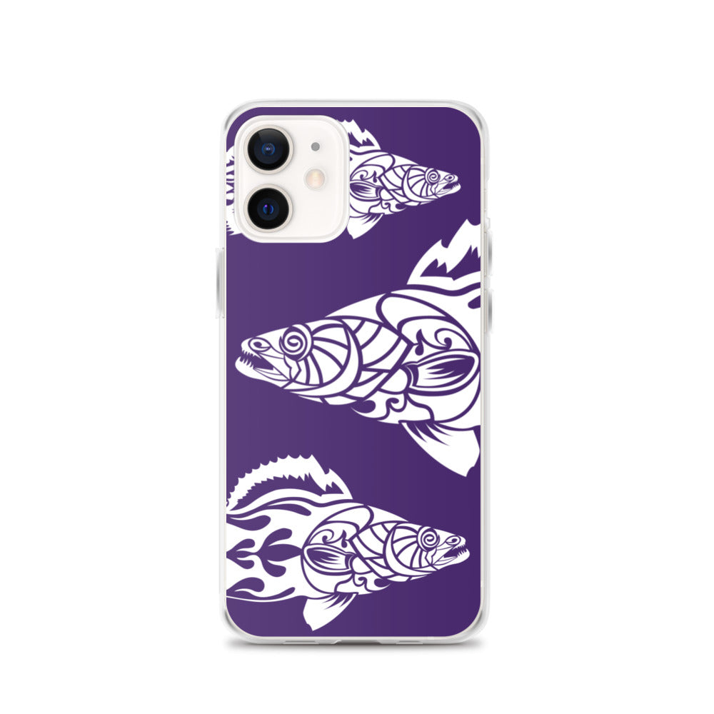 iPhone Case- Walleye - Purple