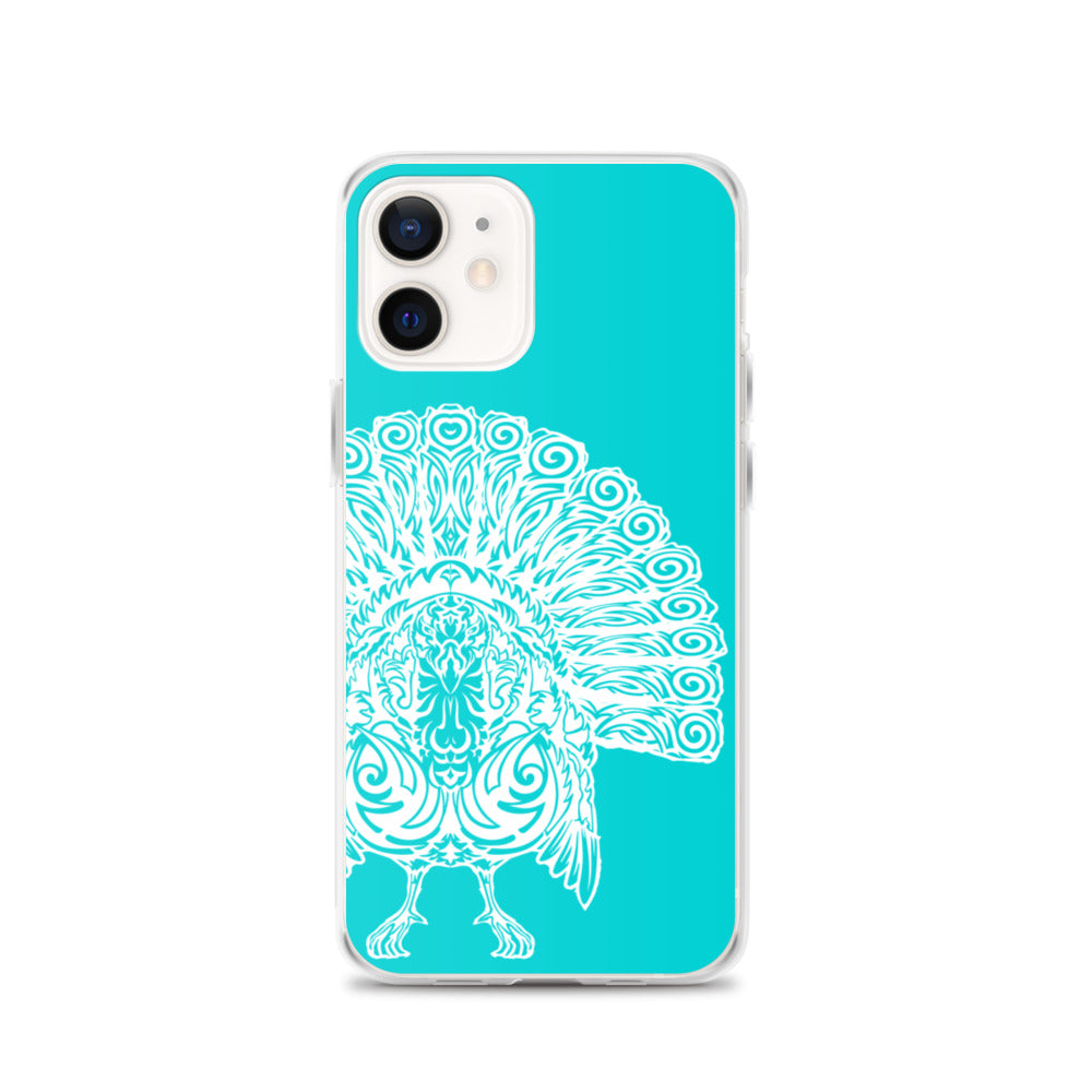 iPhone Case- Wild Turkey - Turquoise