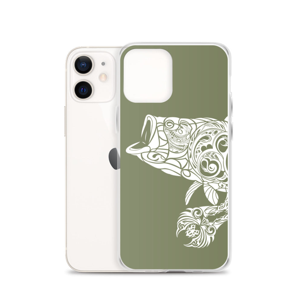 iPhone Case - Largemouth Bass - Forest Green