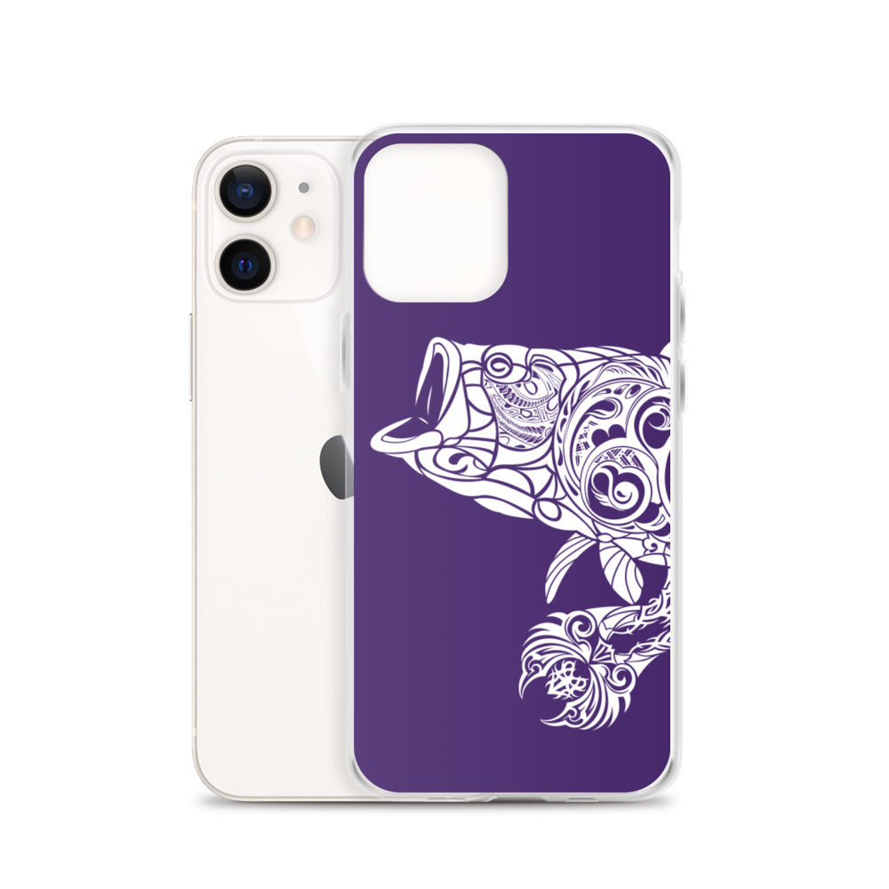 iPhone Case - Largemouth Bass - Purple