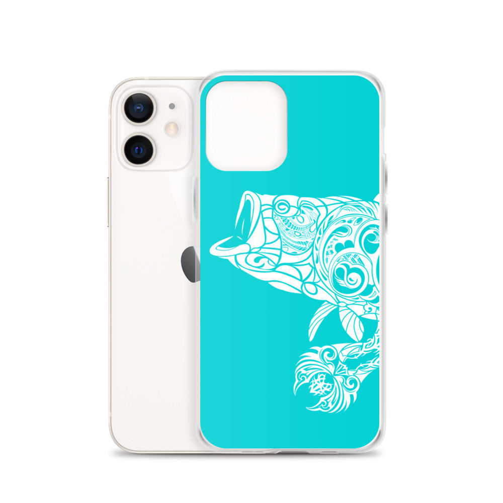 iPhone Case - Largemouth Bass - Turquosie