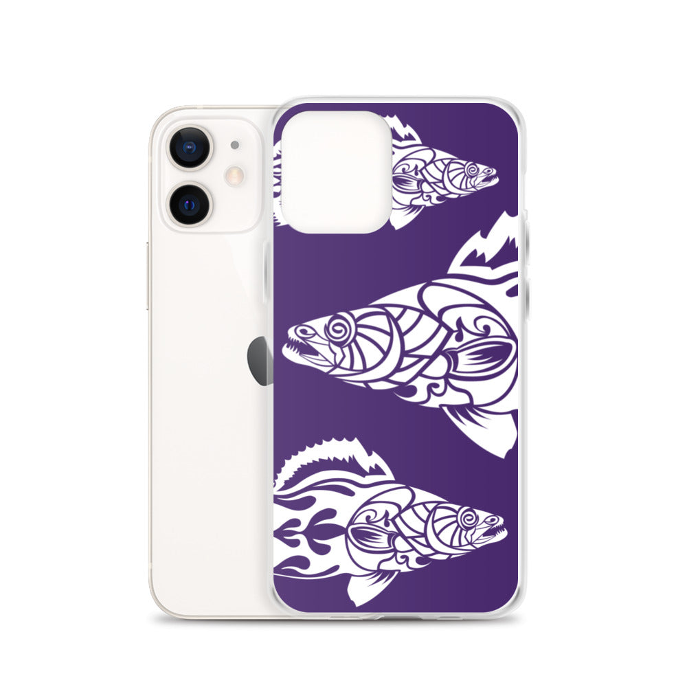 iPhone Case- Walleye - Purple