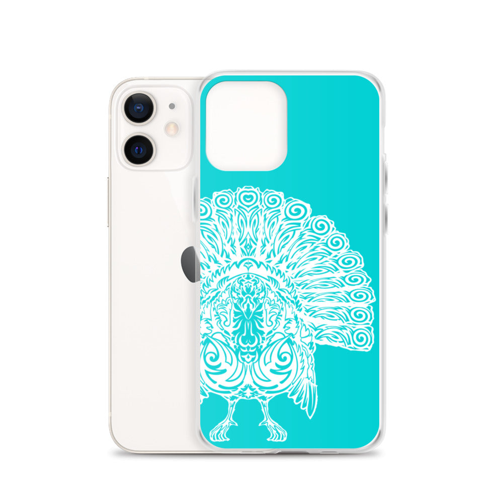 iPhone Case- Wild Turkey - Turquoise