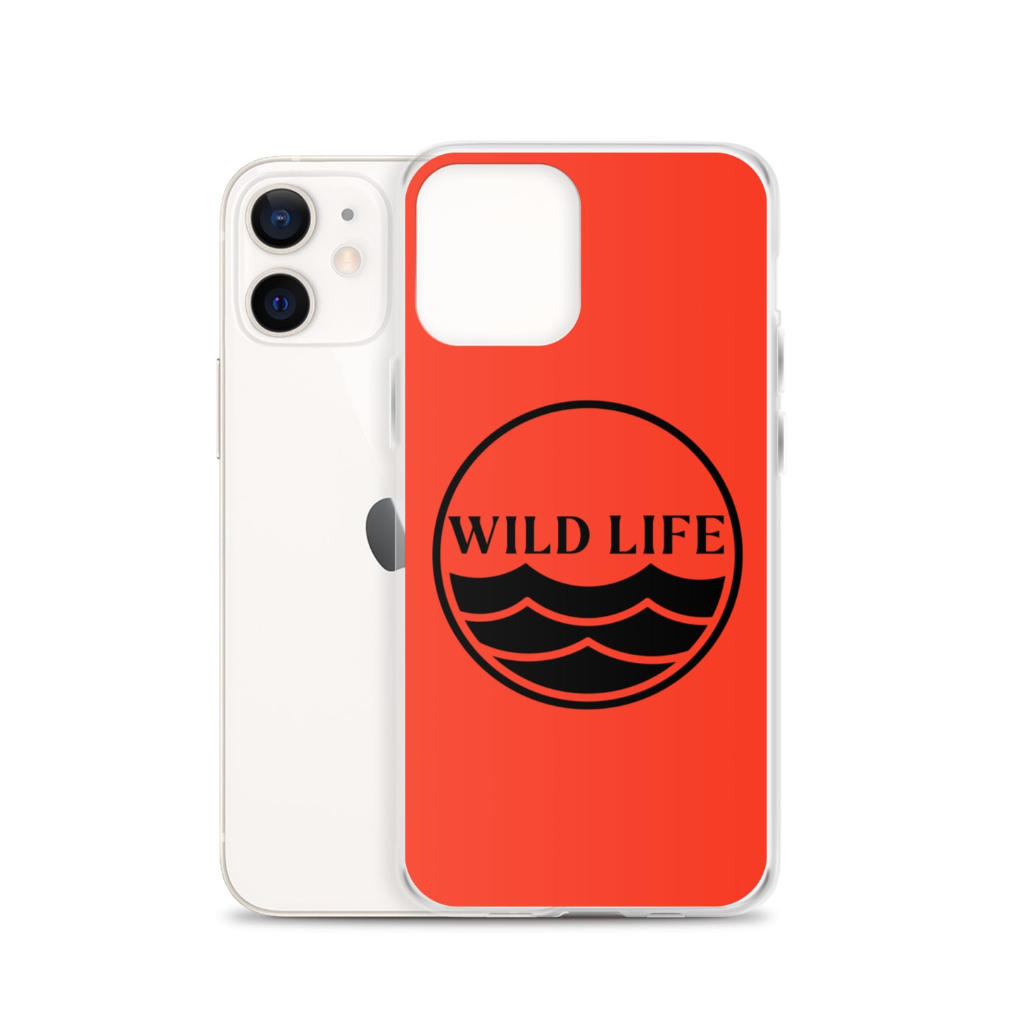 WILD LIFE iPhone Case - Fire Orange