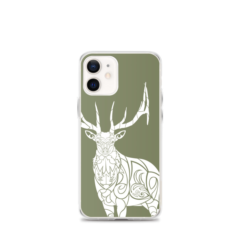 iPhone Case - Elk - Forest Green