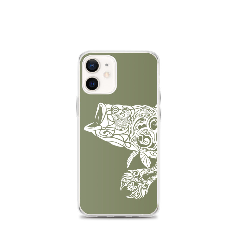 iPhone Case - Largemouth Bass - Forest Green