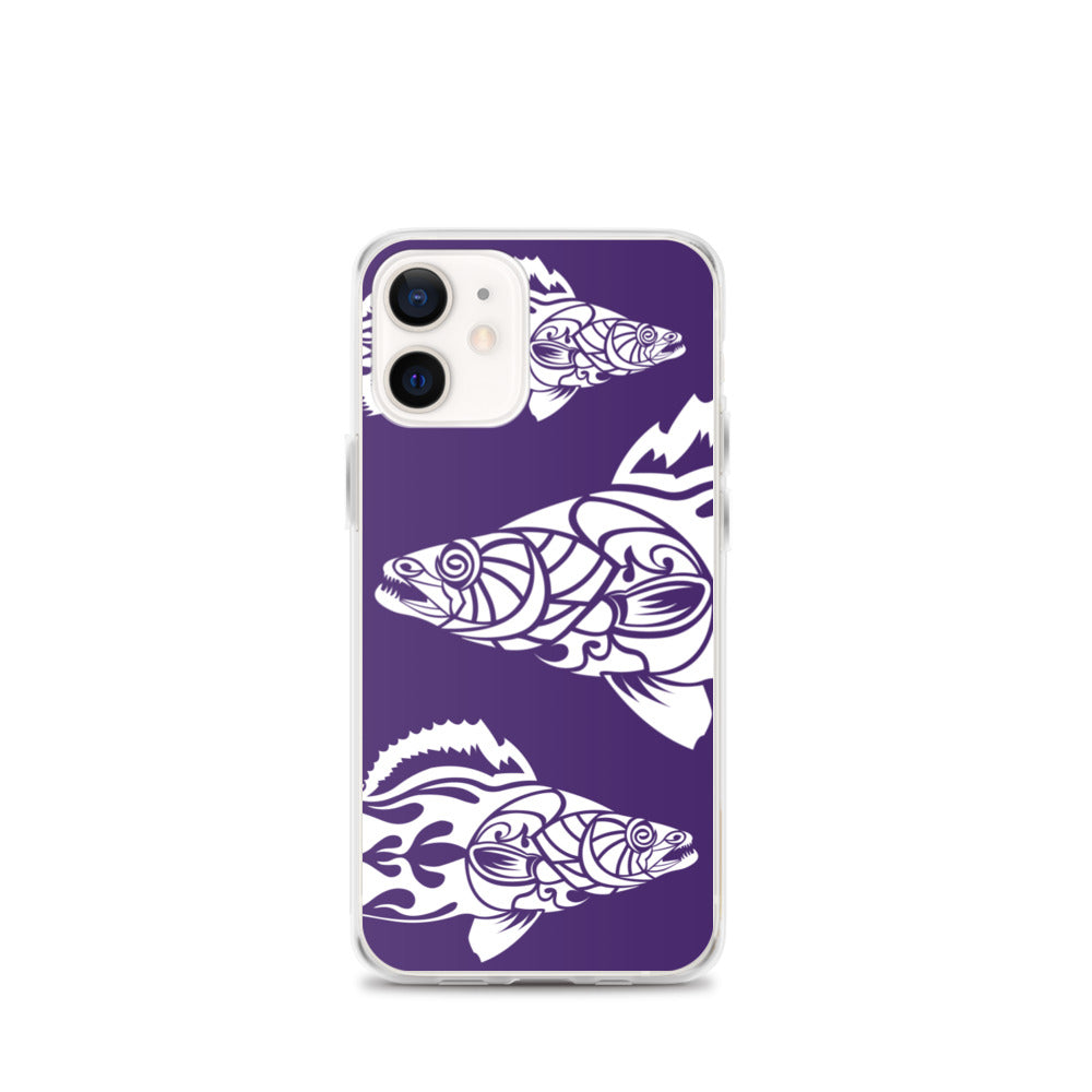 iPhone Case- Walleye - Purple