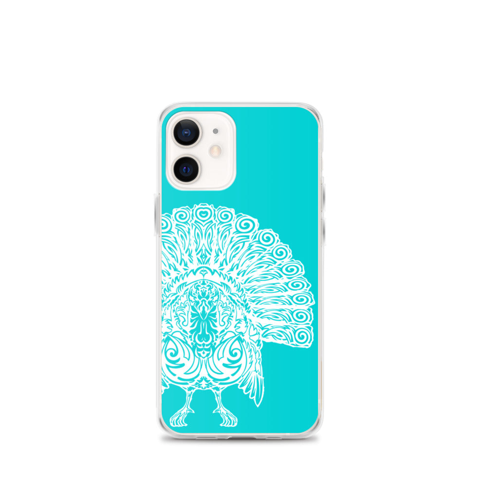 iPhone Case- Wild Turkey - Turquoise