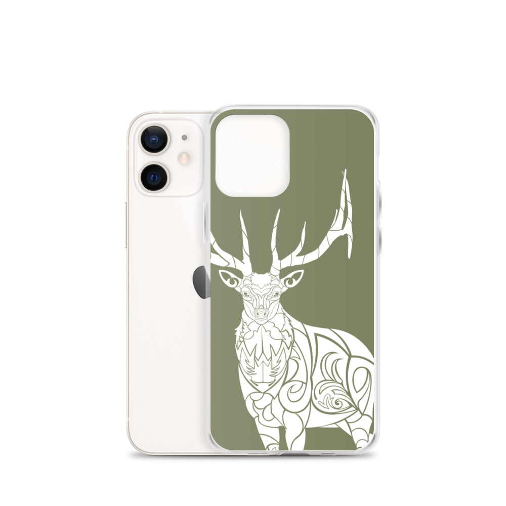 iPhone Case - Elk - Forest Green