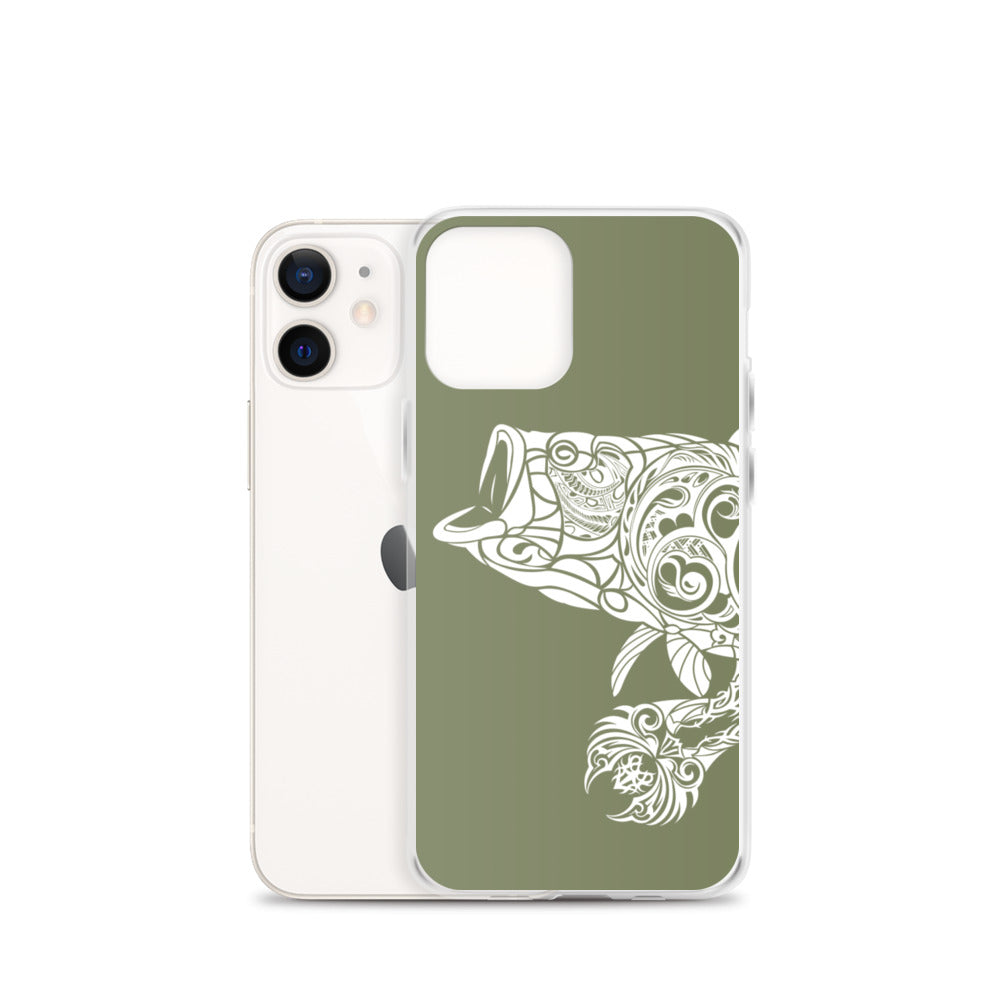 iPhone Case - Largemouth Bass - Forest Green