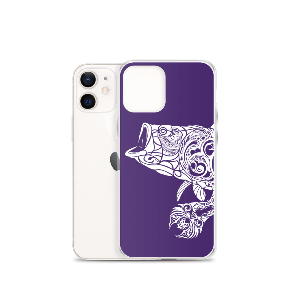iPhone Case - Largemouth Bass - Purple