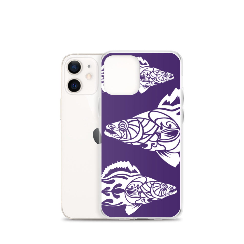 iPhone Case- Walleye - Purple