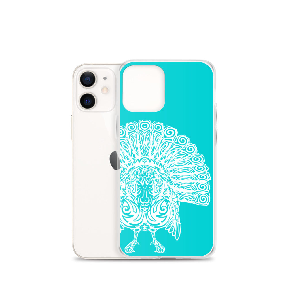 iPhone Case- Wild Turkey - Turquoise