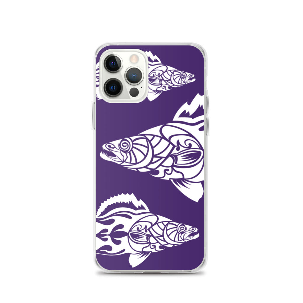 iPhone Case- Walleye - Purple