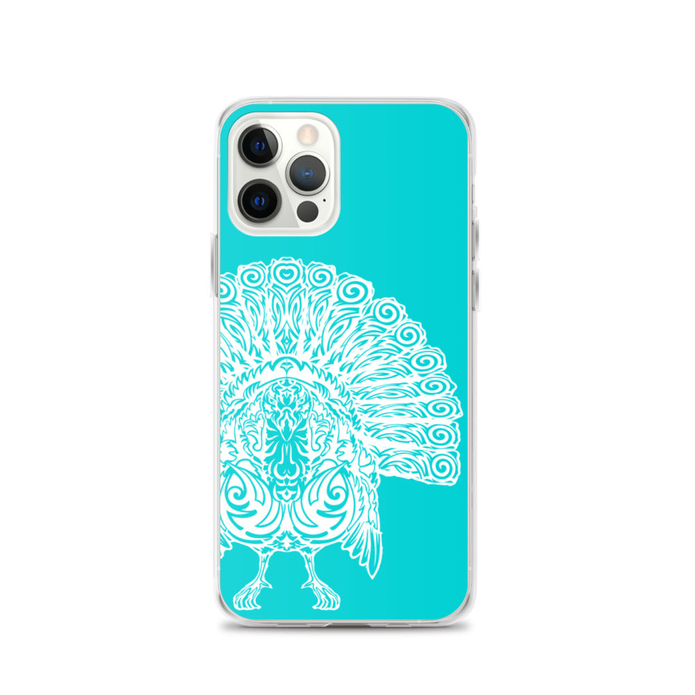 iPhone Case- Wild Turkey - Turquoise